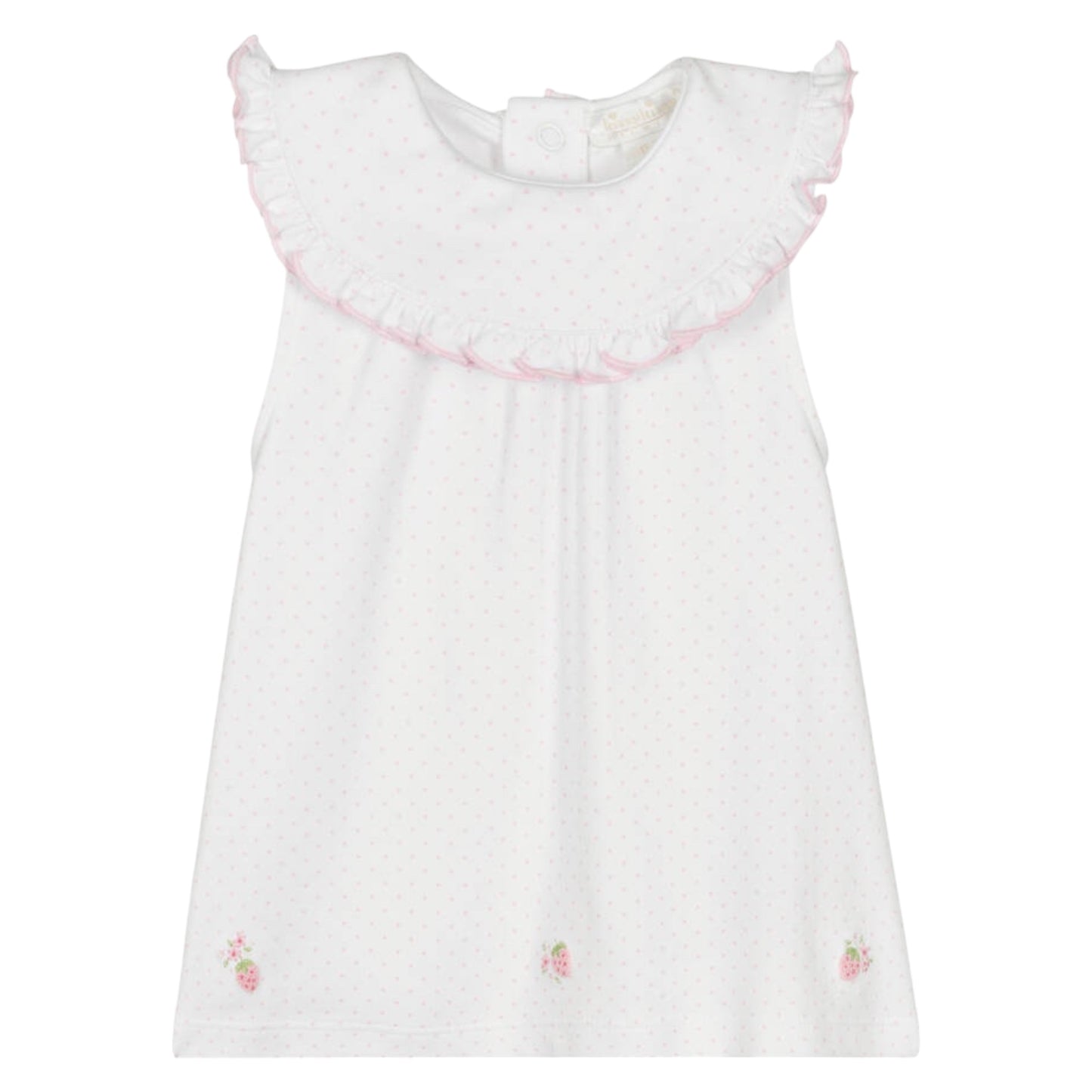 Kissy Kissy Strawberry Pink Polka Dot 2pc Dress