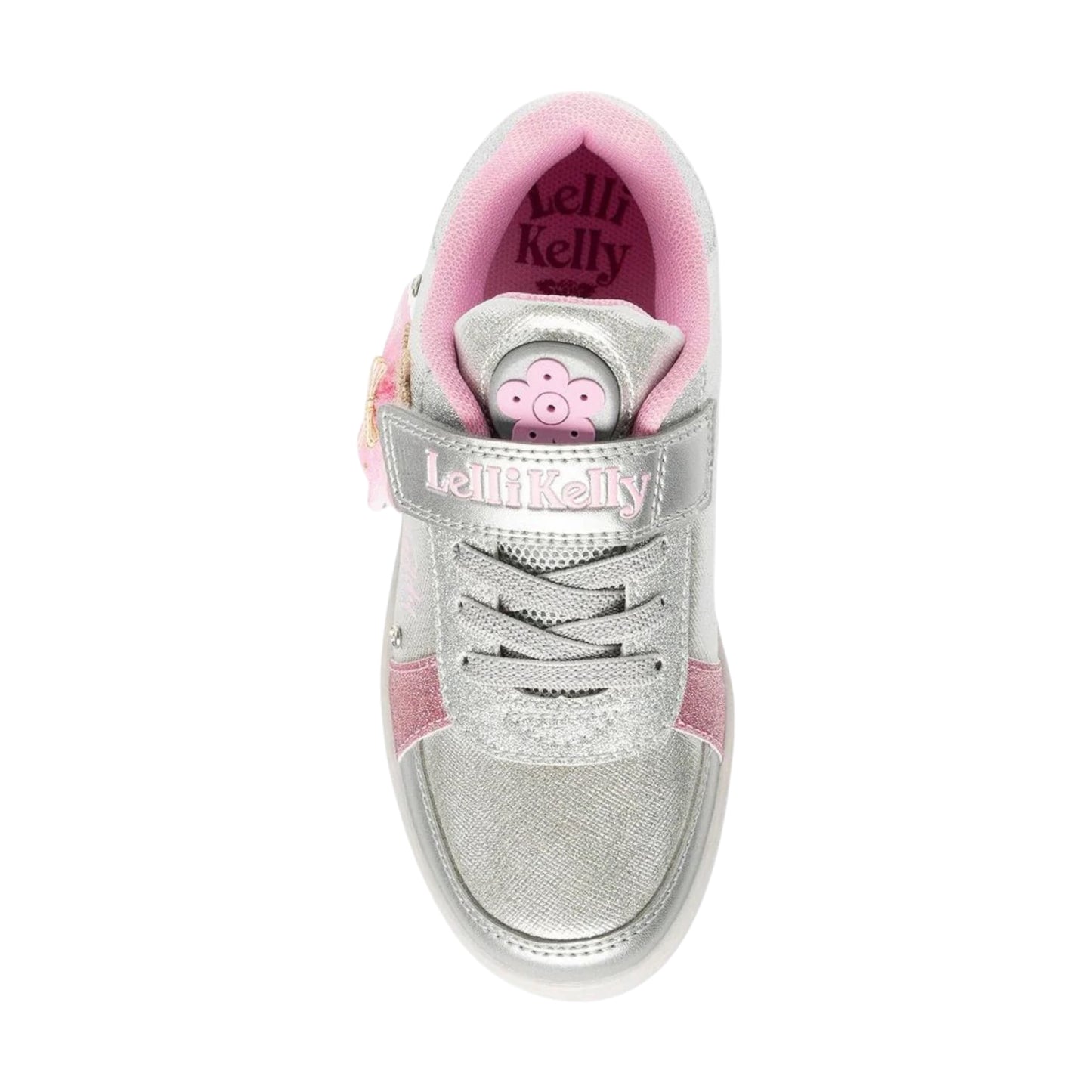 Lelli Kelly Mille Stelle Silver Teddy Musical/ light up Trainers