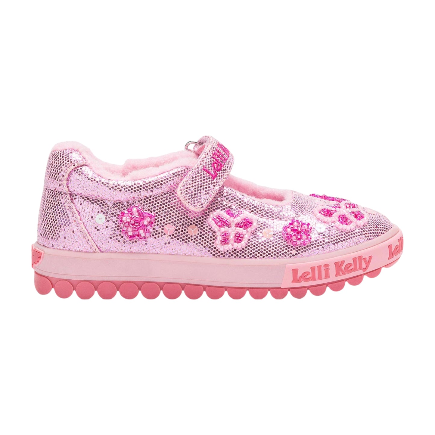 Lelli Kelly Taylor Pink Beaded Canvas Shoes