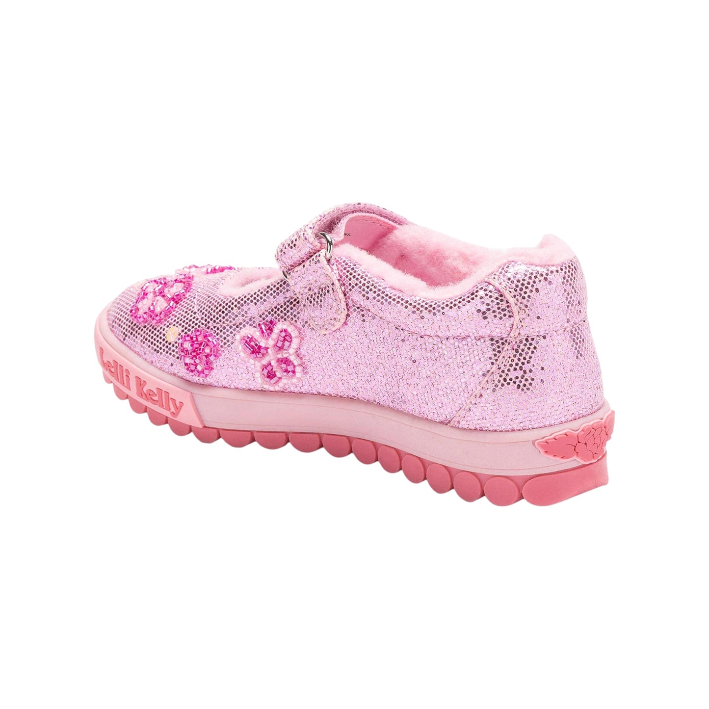 Lelli Kelly Taylor Pink Beaded Canvas Shoes