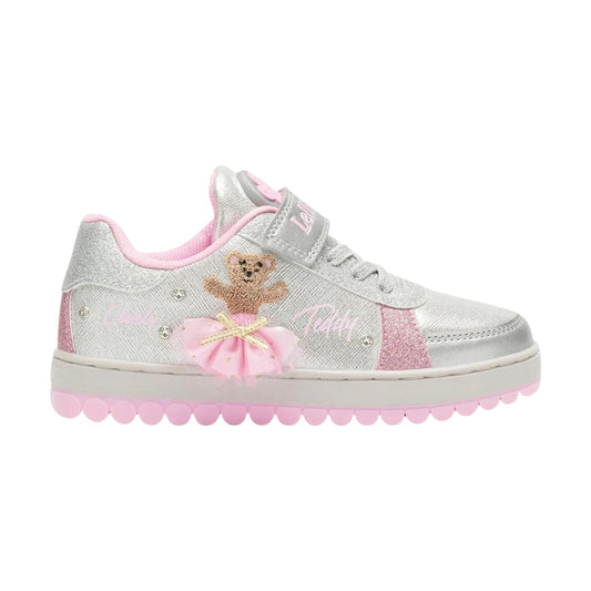 Lelli Kelly Mille Stelle Silver Teddy Musical/ light up Trainers