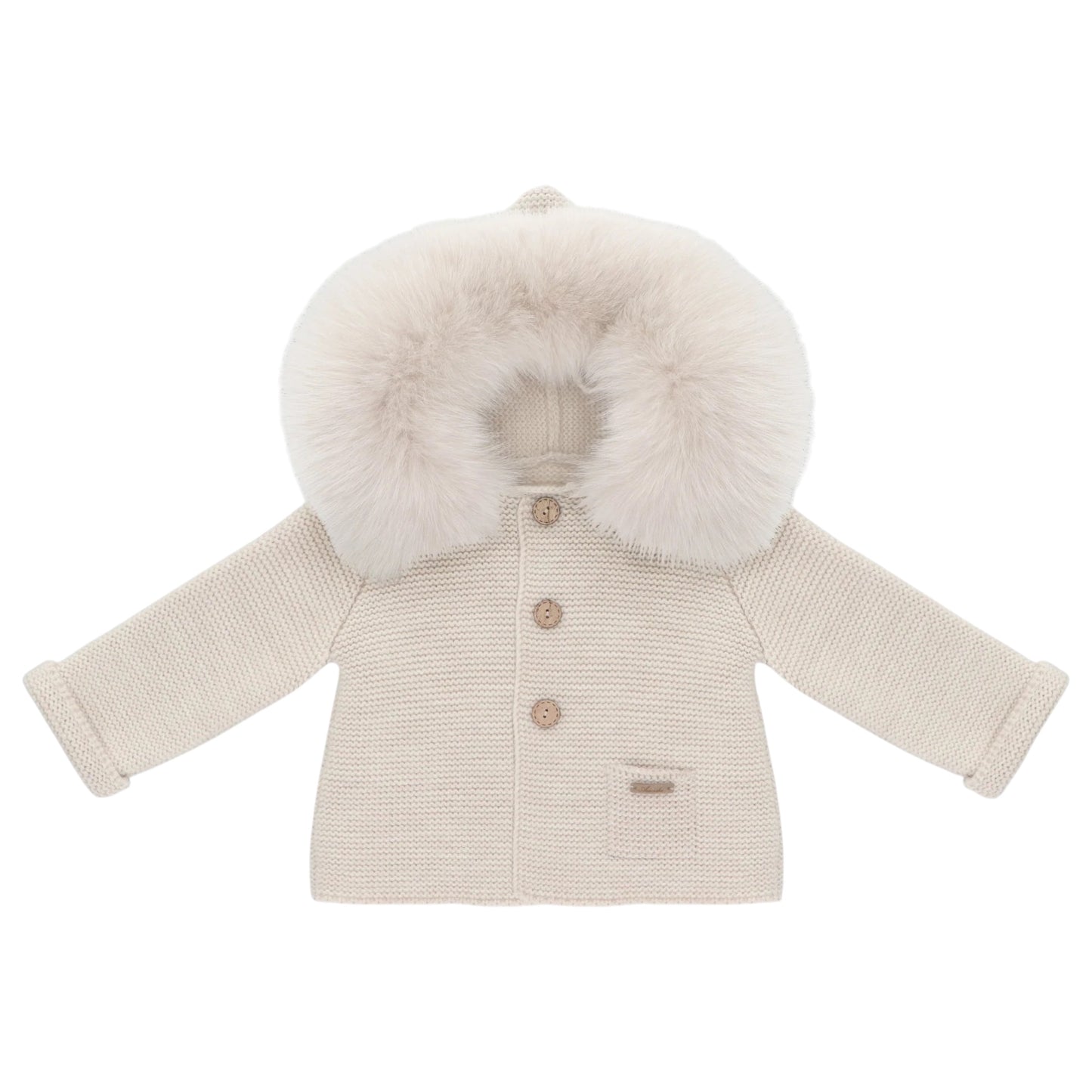 Martin Aranda Biege Knit Coat