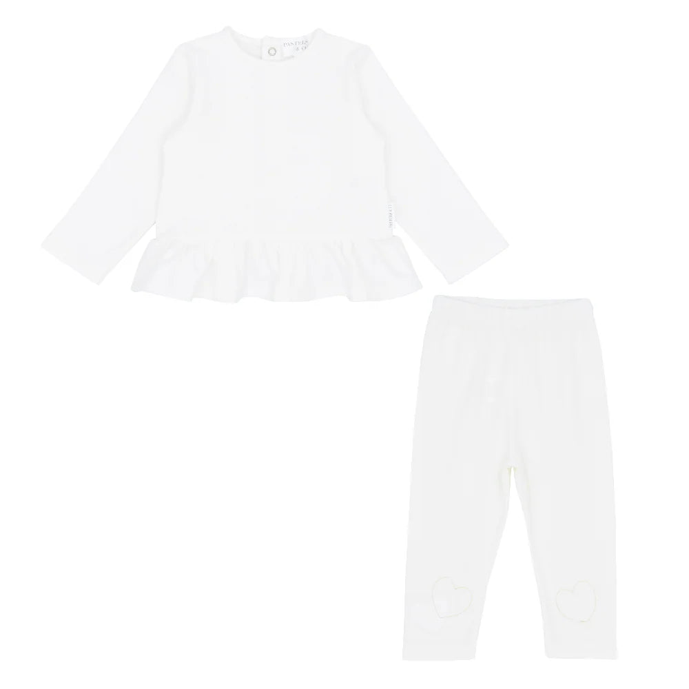 Pastels & Co Clover Ivory 2pc Leggings Set