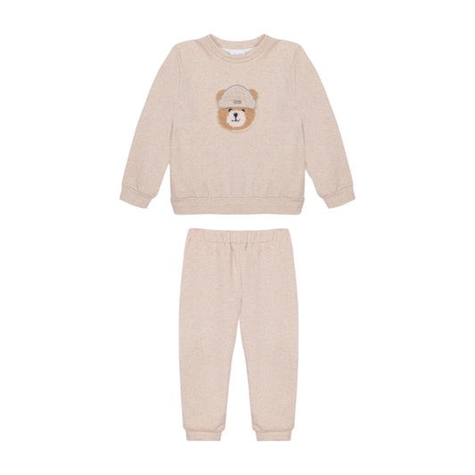 Patachou 2pc Beige Teddy Tracksuit