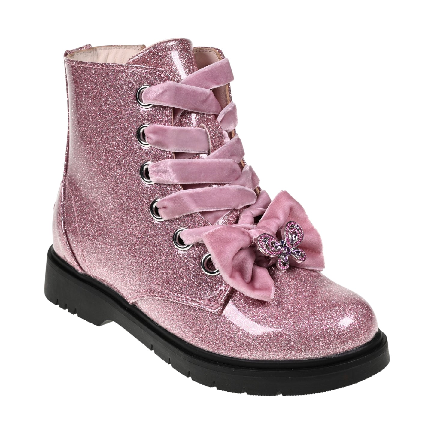 Lelli Kelly Fior Di Focco Pink Glitter Boots