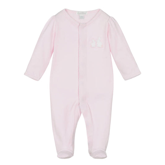 Kissy Kissy Pink Pique Bunny Babygrow