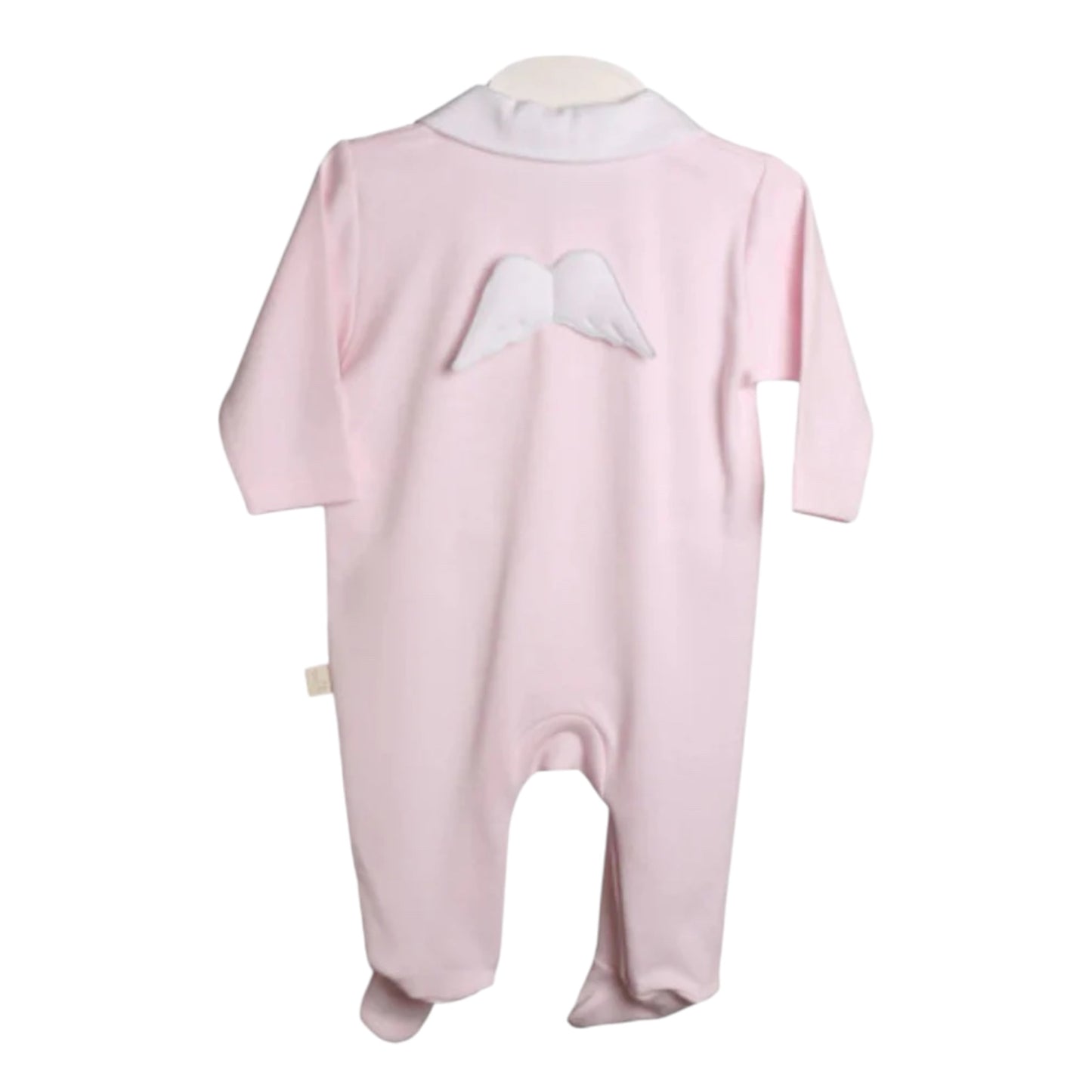 Baby Gi Pink Cotton Wings Babygrow