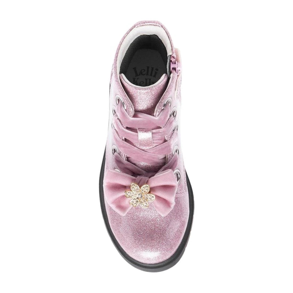 Lelli Kelly Fior Di Focco Pink Glitter Boots